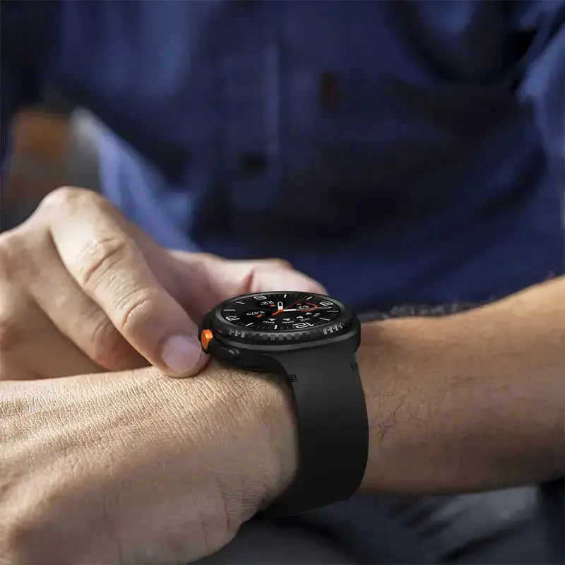 Silicone Sports Strap 20mm - Samsung Galaxy Watch 8 / Watch 8 Classic / Watch Ultra2 – Black My Store