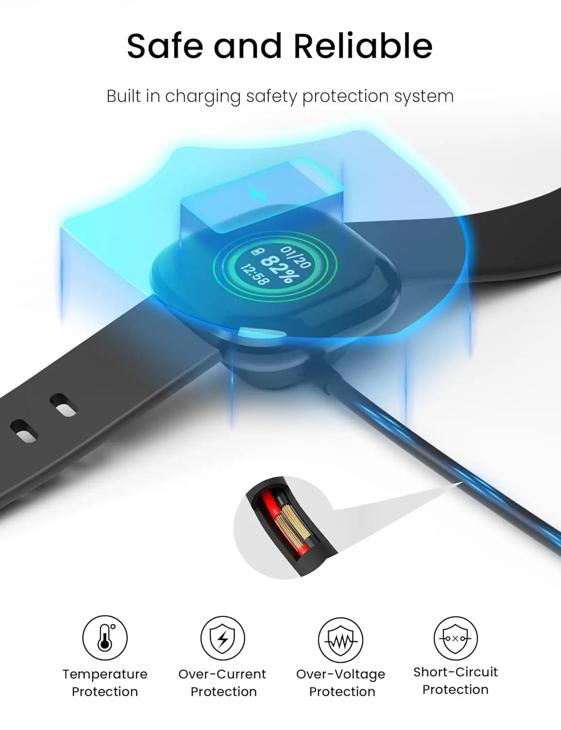 Fitbit Charging Cable - USB-A - (1m) Voltix IE