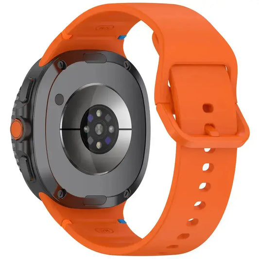 Silicone Sports Strap 20mm - Samsung Galaxy Watch 8 / Watch 8 Classic / Watch Ultra2 – Orange My Store