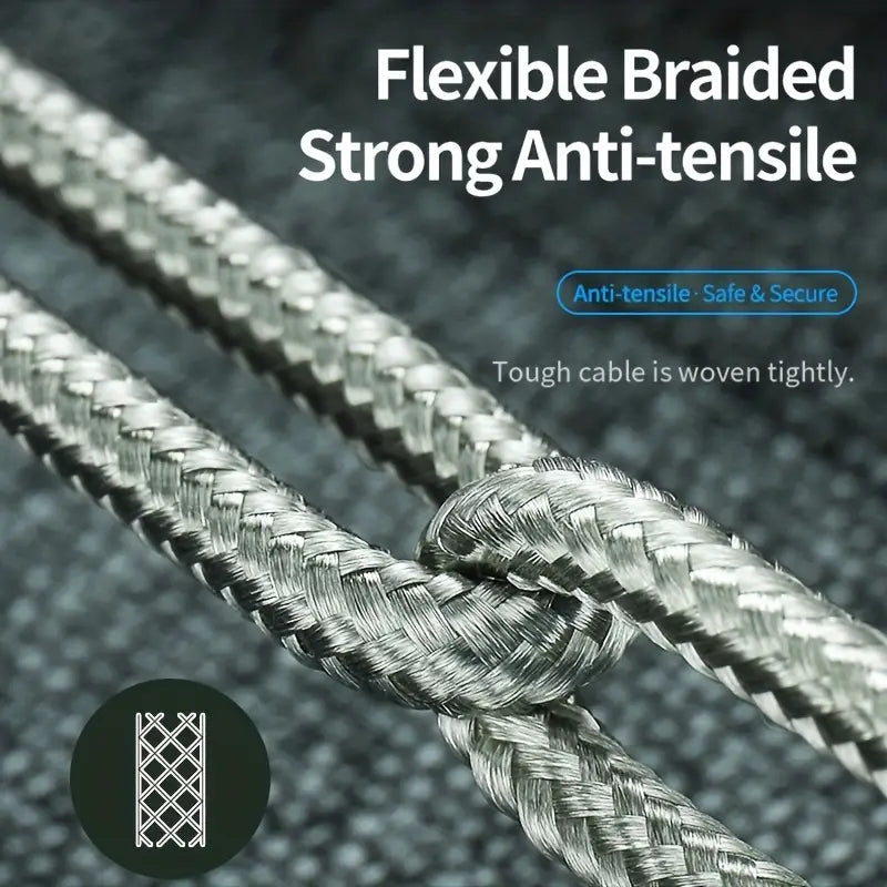 Voltix USB-A to USB-C Braided Cable | Fast Charge | 1 m Voltix IE